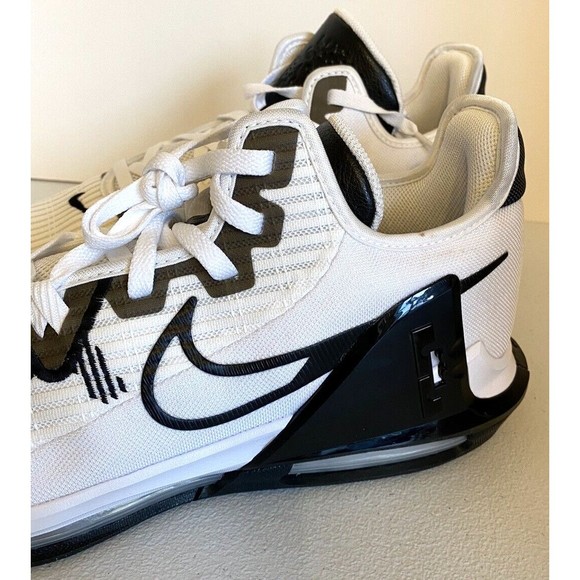 NIKE LEBRON WITNESS VI 6 TB WHITE-BLACK-WHITE SIZE 14 [DO9843-100] - Picture 3 of 15